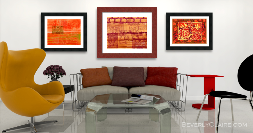 3D Visualization of Contemporary Living Room with Original Paint