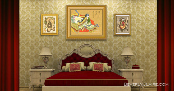 3D Rendering of Classical Bedroom by Beverly Claire Kaiya